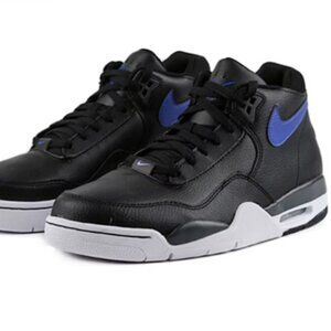 Nike Flight Legacy 'Black Hyper Blue' - Men's US8